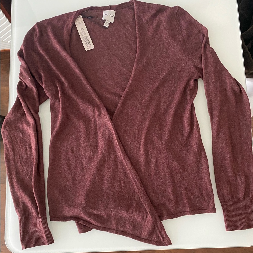 NIC+ZOE Deep Knit Top